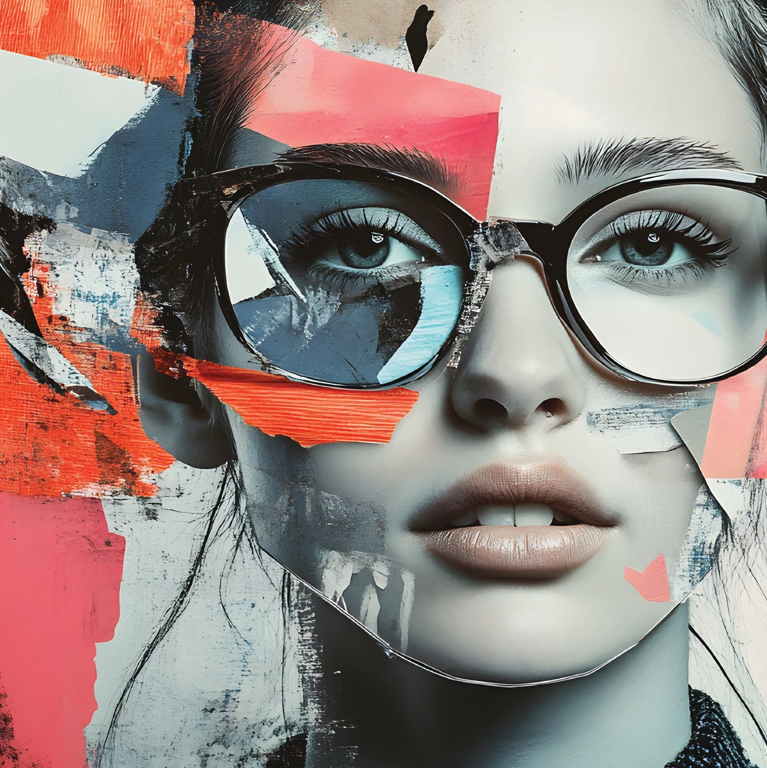 Artful Whimsy: A Playful Explosion of Color in Customizable Eyewear
