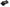 Black sunglasses case with logo on a white background