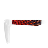 Fiery Streaks - White