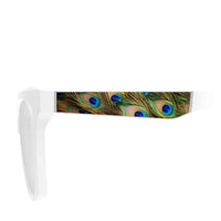 Peacock Elegance - White
